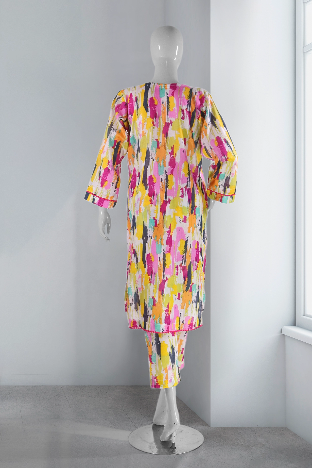 Summer Serenade Lace Printed Lawn 2Pcs