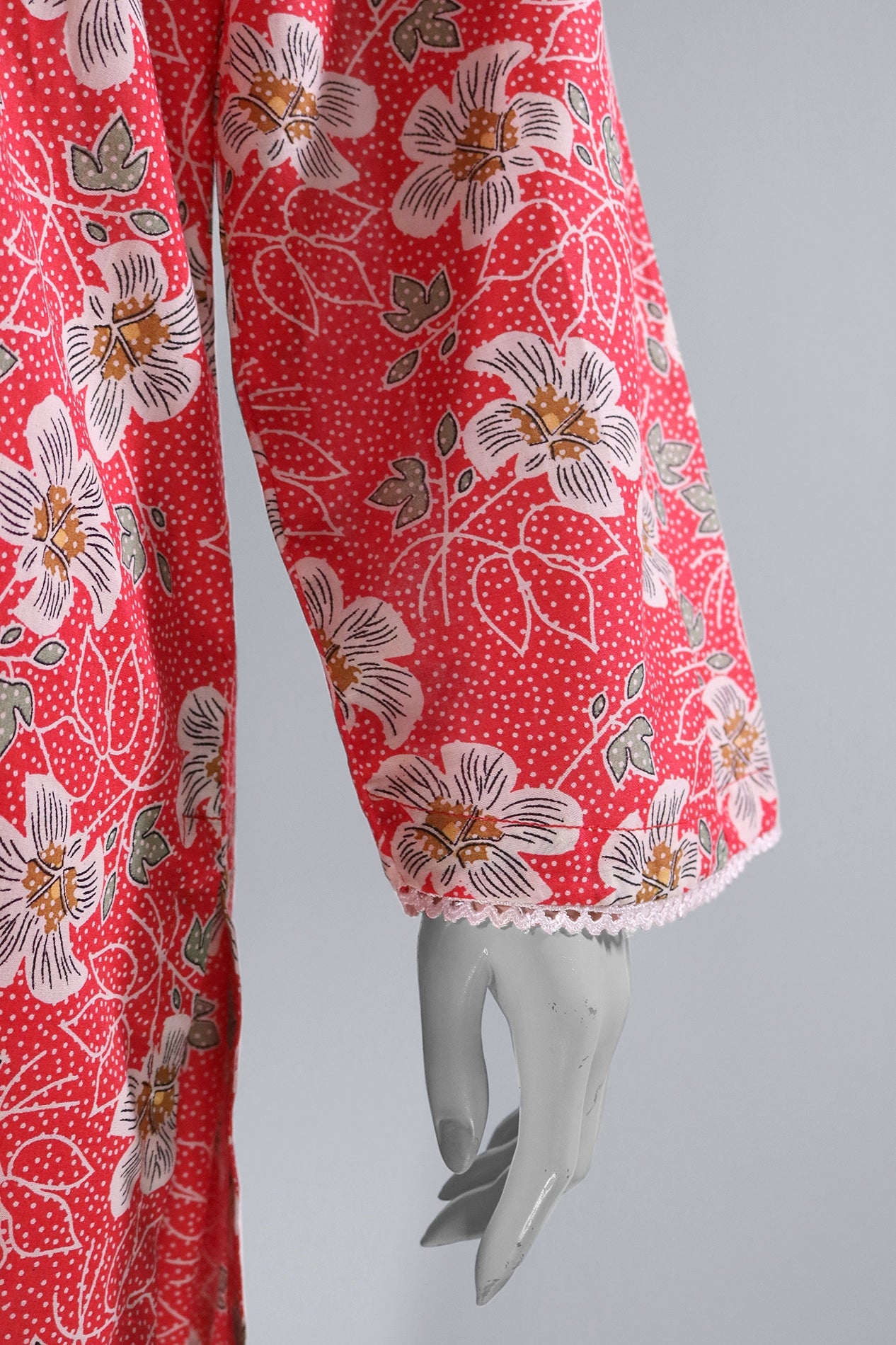 Floral Charm Lace Printed Lawn 2Pcs - Stitched