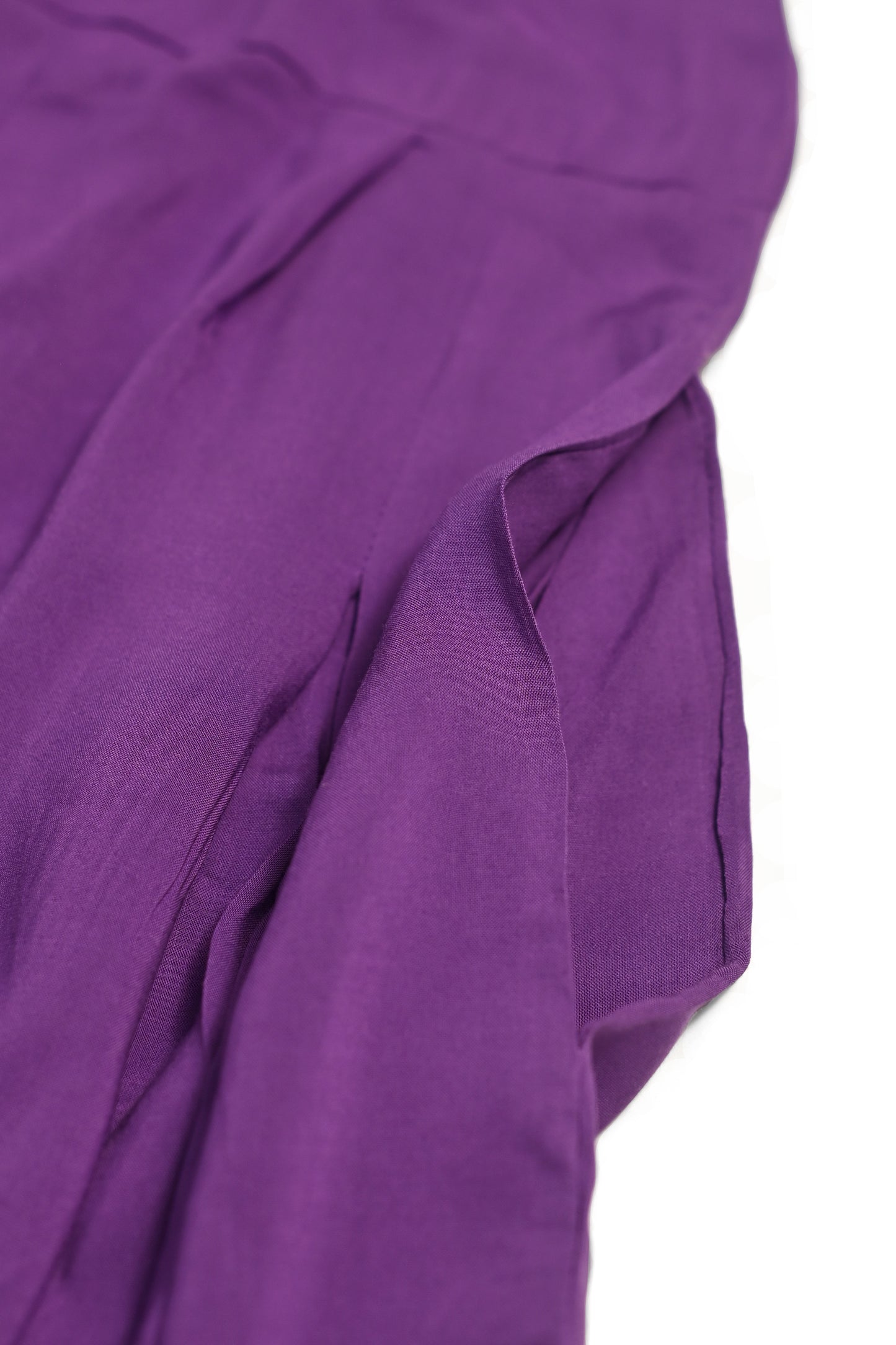 High-Waisted Pleated Linen Skirt with Pockets