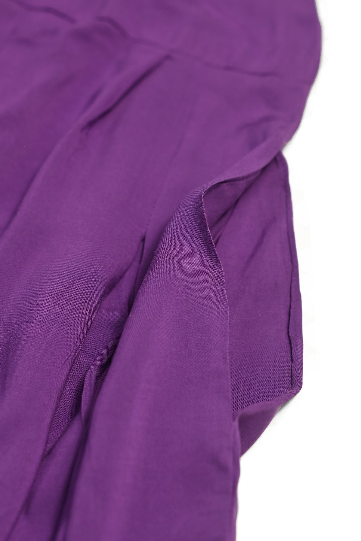 High-Waisted Pleated Linen Skirt with Pockets