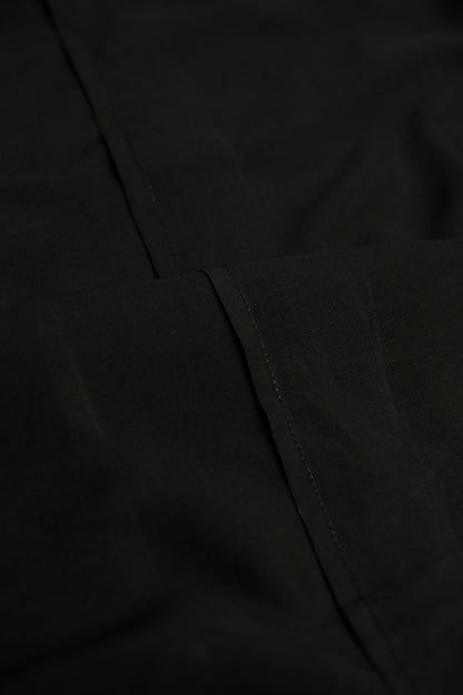 High-Waisted Tiered Linen Skirt with Pockets