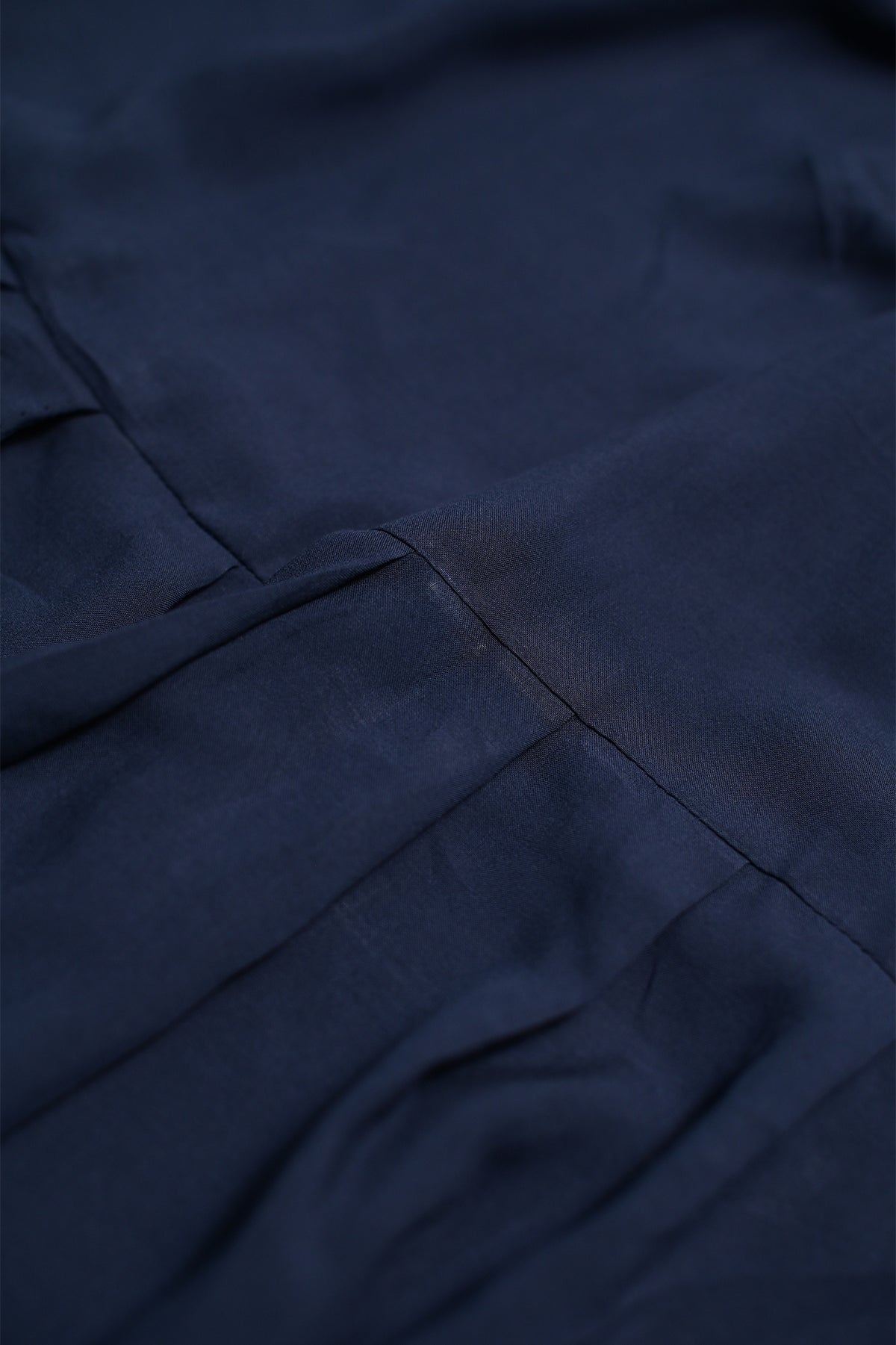 High-Waisted Pleated Tiered Linen Skirt with Pockets
