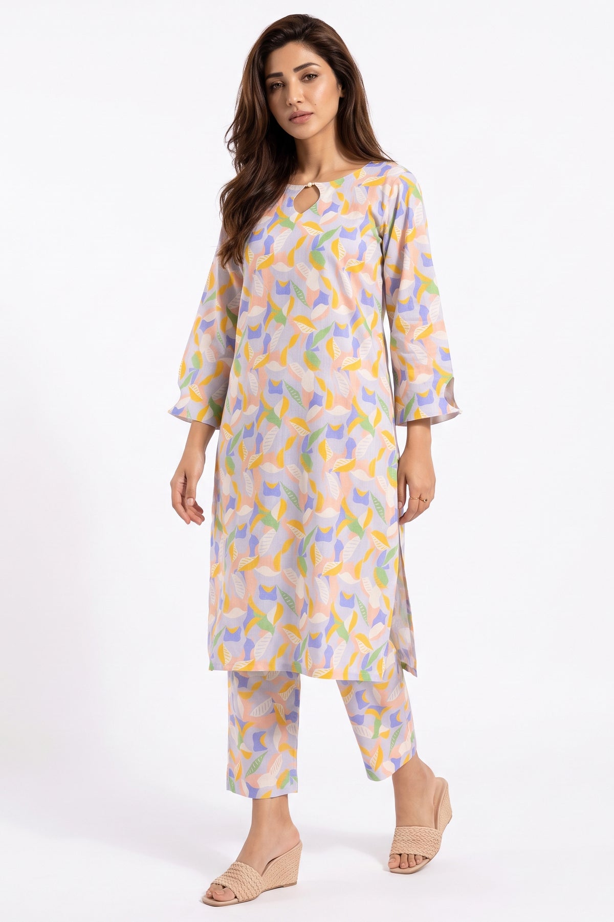 Pastel Patels Lawn Co-Ord Set