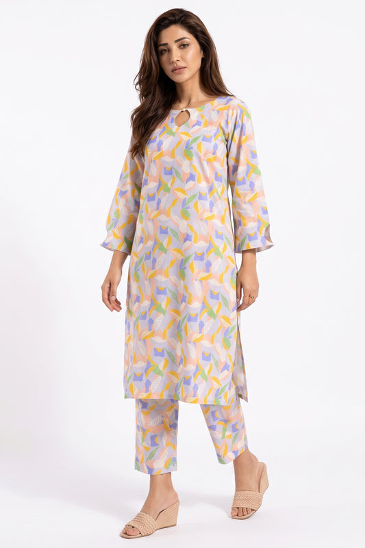 Pastel Patels Lawn Co-Ord Set