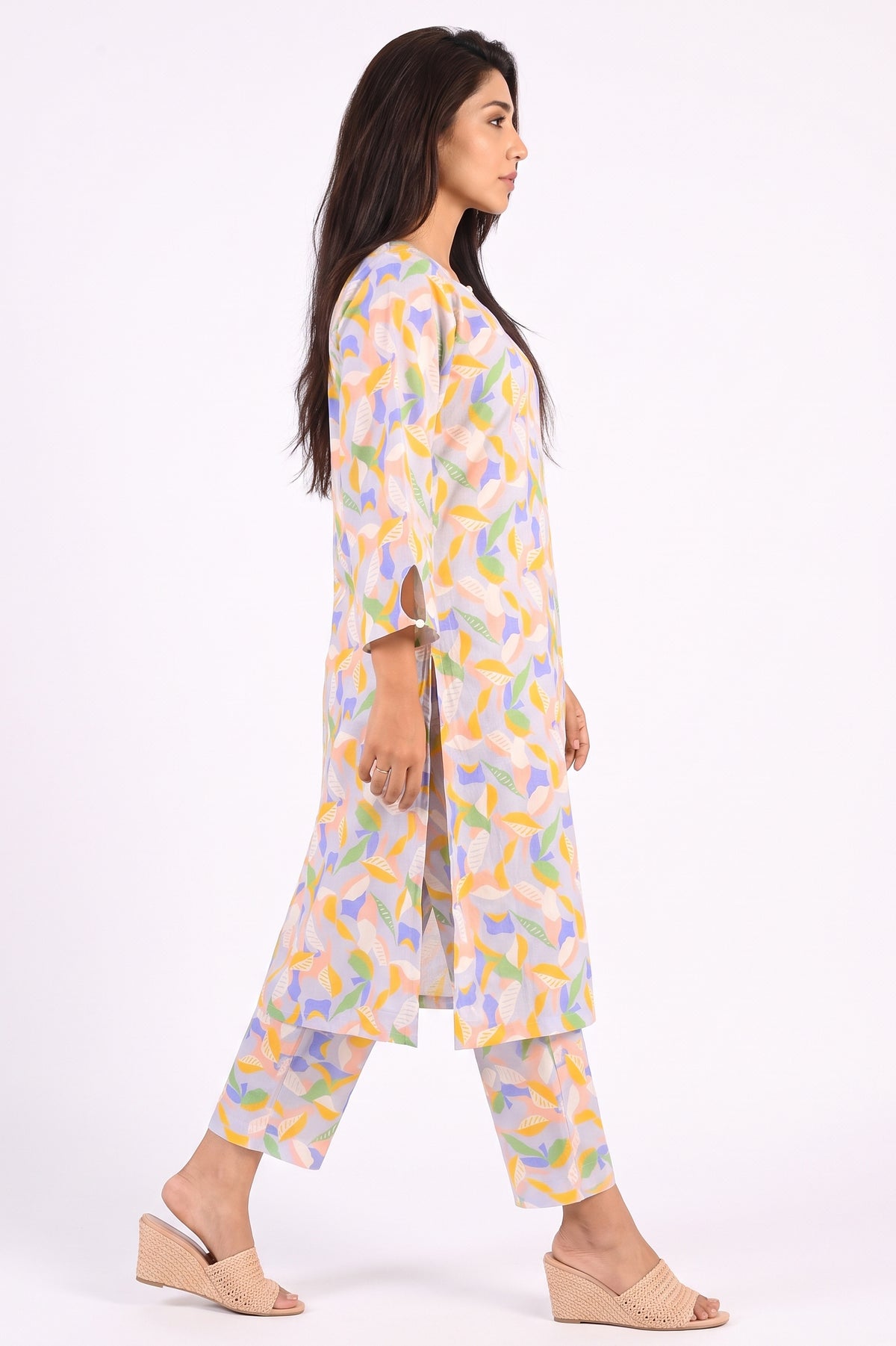 Pastel Patels Lawn Co-Ord Set