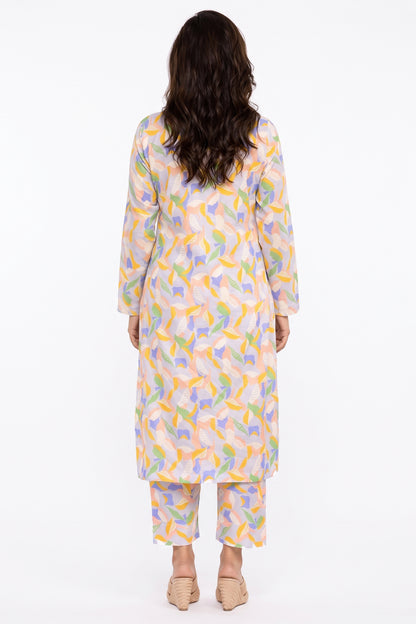 Pastel Patels Lawn Co-Ord Set