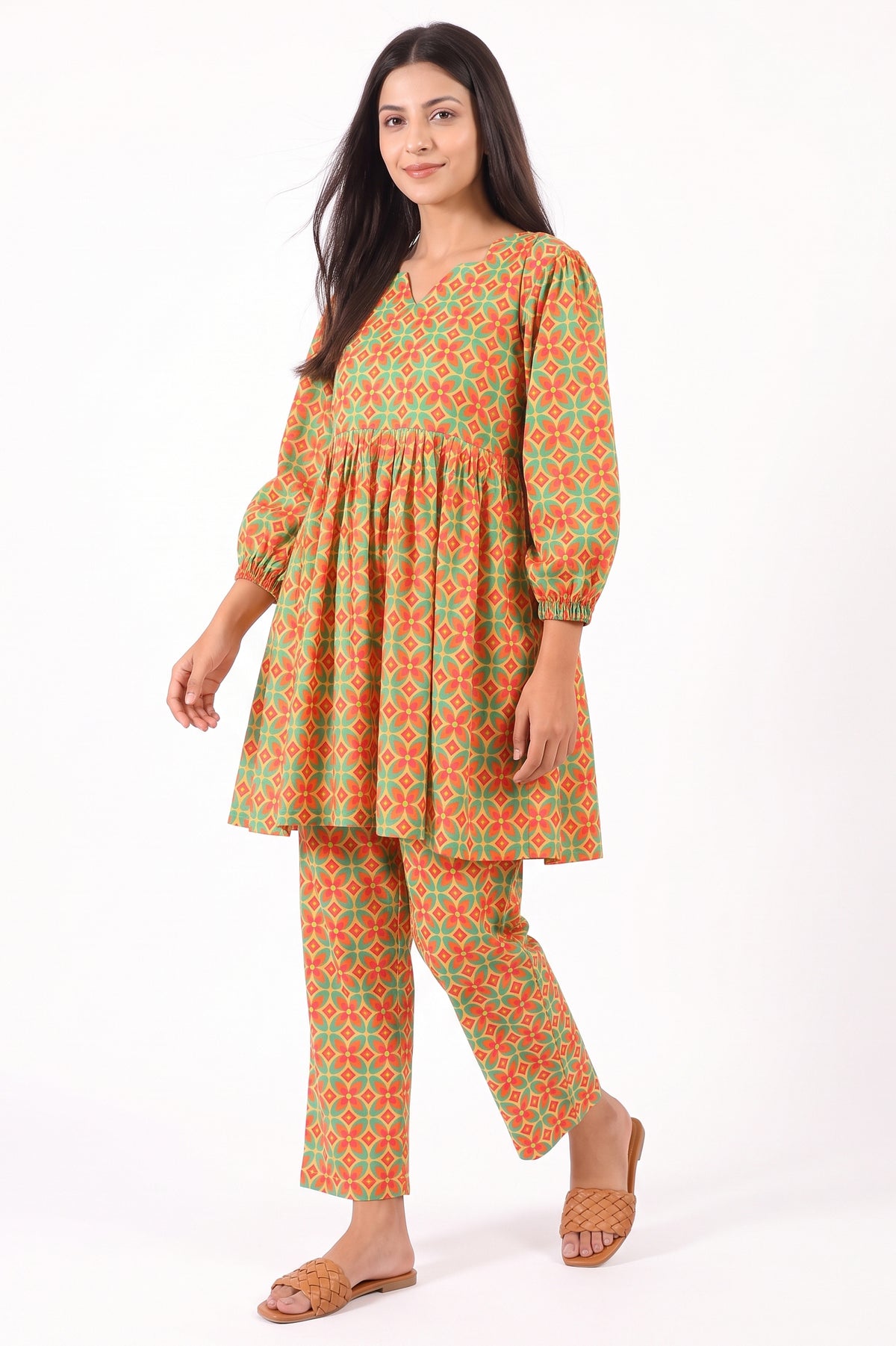 Retro Lawn Co-Ord Set