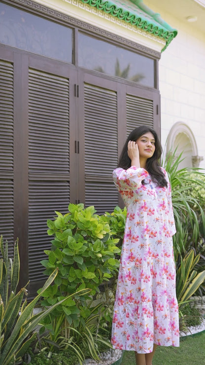 Water lilies Lawn Maxi Design