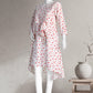 Flowerline Printed Chiffon Dress